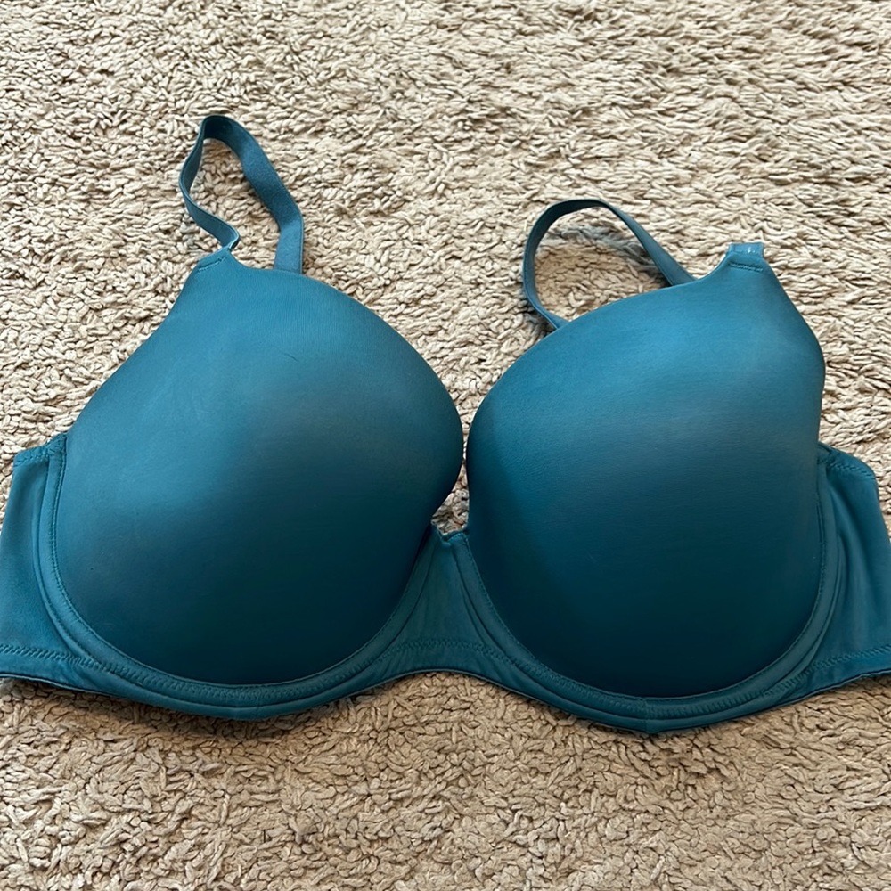 Pretty tealish blue wear everywhere lightly lined bra